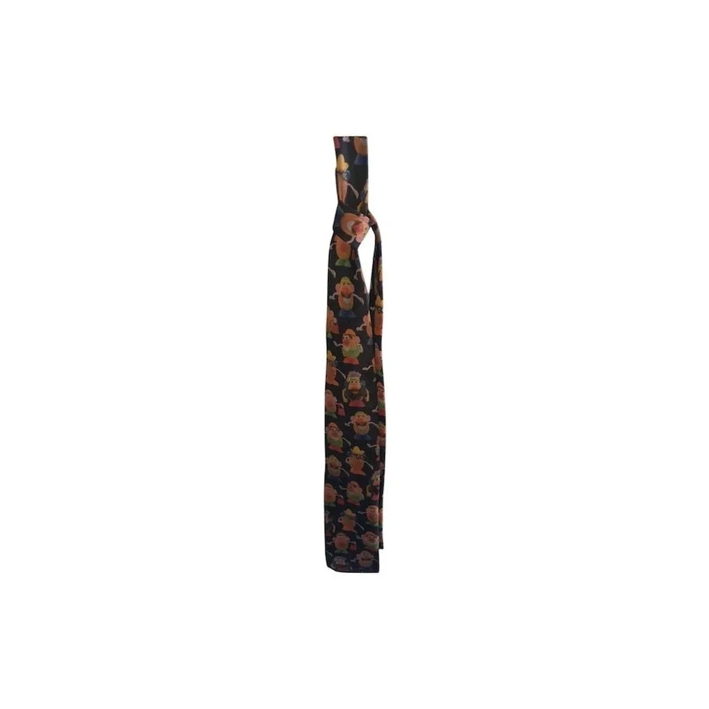 Vintage 1995 Ralph Marlin Mr. Potato Head Necktie Multicolor 90s Theme nostalgia